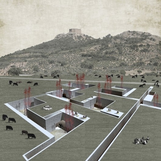 Hospedería en Herrera del Duque / TEd'A arquitectes | Plataforma Arquitectura #drawings #courtyards #architecture #architect