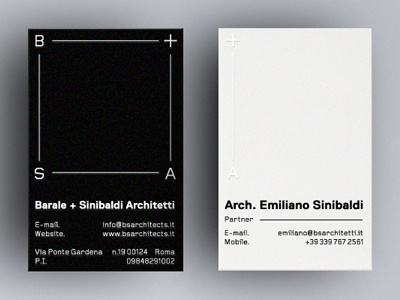 Business card design idea #62: Architecture business cards #cards #business