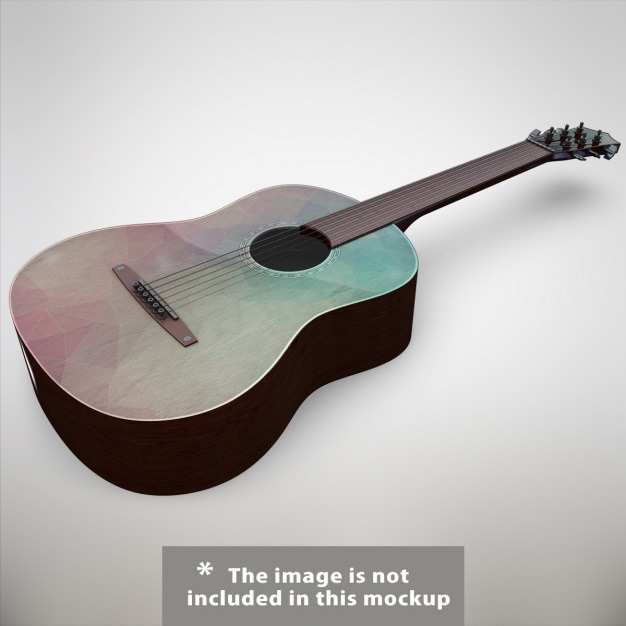 Guitar mock up design Free Psd. See more inspiration related to Mockup, Music, Design, Template, Web, Website, Guitar, Mock up, Templates, Website template, Mockups, Up, Musical instrument, Musical, Web template, Instrument, Realistic, Real, Web templates, Mock ups, Mock and Ups on Freepik.