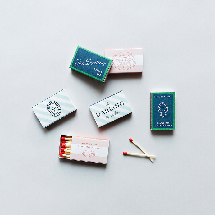 Brand Identity for The Darling by One & Other "Identity, print design and website design for The Darling, restaurant that pays careful att