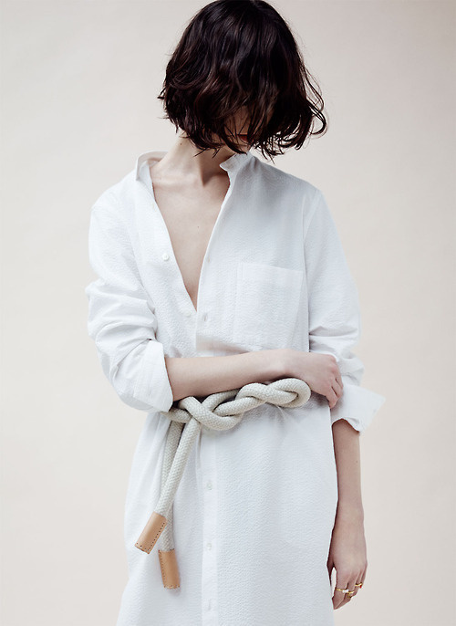 Marta Dyks by Laurence Ellis for Amica June 2014 #fashion #monochrome #editorial #art