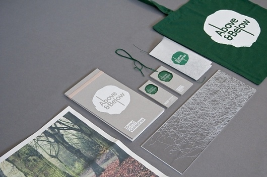 Above & Below on the Behance Network #branding #museum #print #design #graphic #of #identity #logo #trees