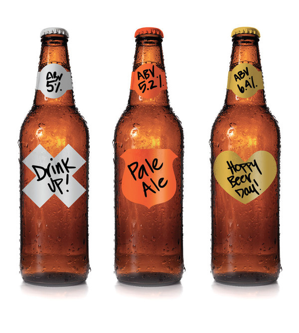 lovely package garage monk naked labels 1 #graphic design #package #bottle