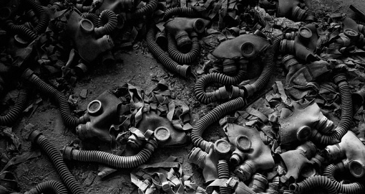 Underscore Magazine #white #black #photography #mask #gas #and