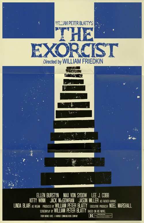 The Exorcist poster by ~markwelser on deviantART #movie #horror #poster