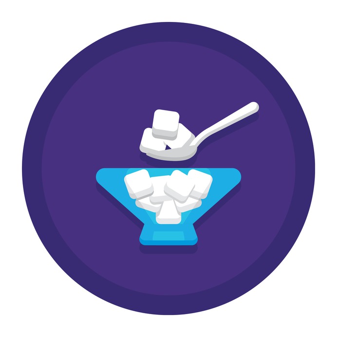 See more icon inspiration related to sugar, sugar cube, food and restaurant, sugar cubes, candy, cube and sweet on Flaticon.