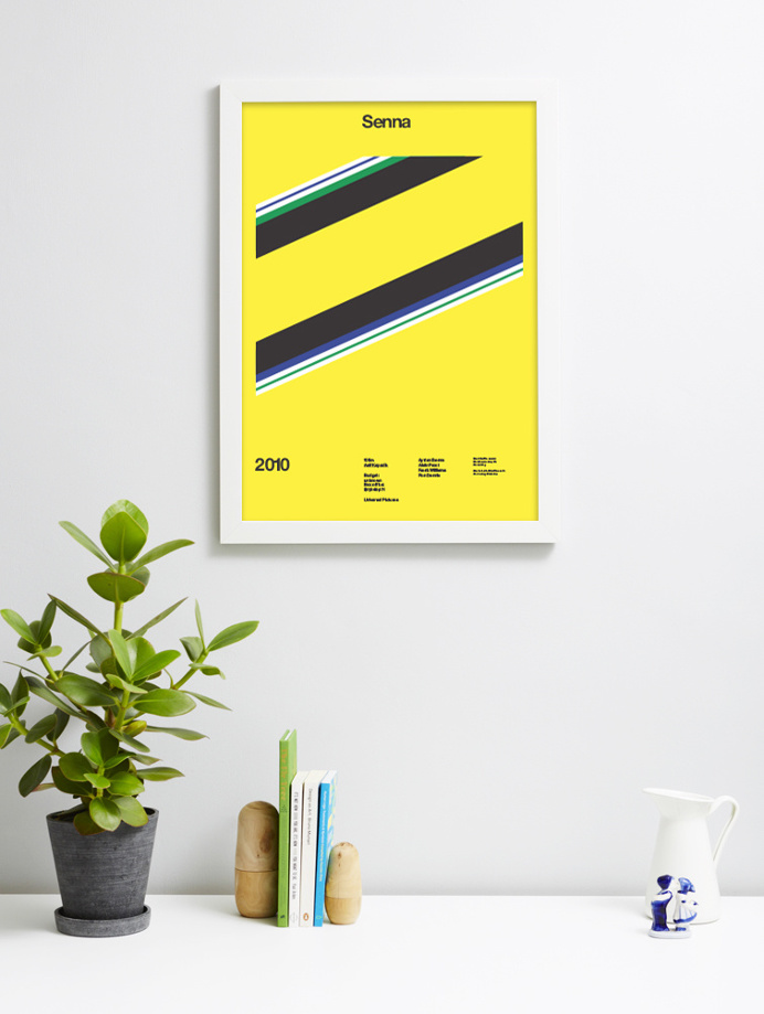 Senna poster by A.N.D. Studio