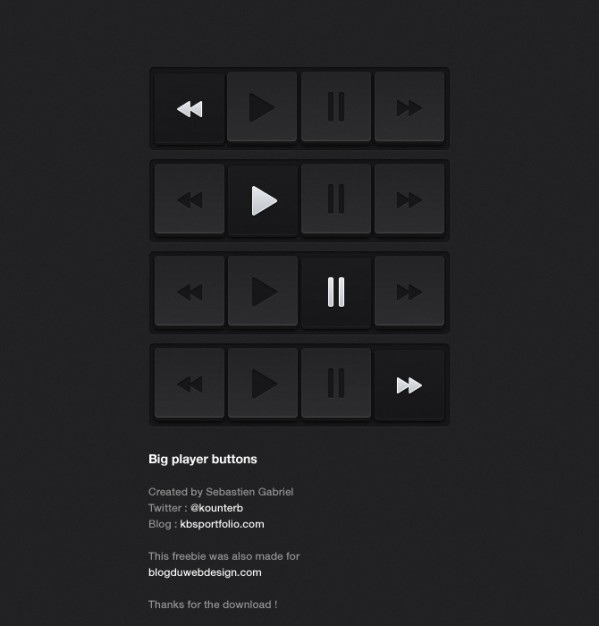 Black media buttons in psd Free Psd. See more inspiration related to Button, Black, Media, Buttons, Play, Gray, Psd, Play button, Material, Vertical, Psd material and Highlighted on Freepik.