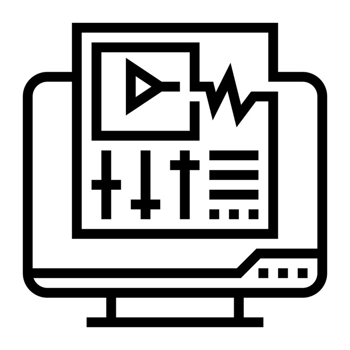 See more icon inspiration related to control, modern business, business and finance, sliders, analysis, settings, screen, monitor, computer and play on Flaticon.