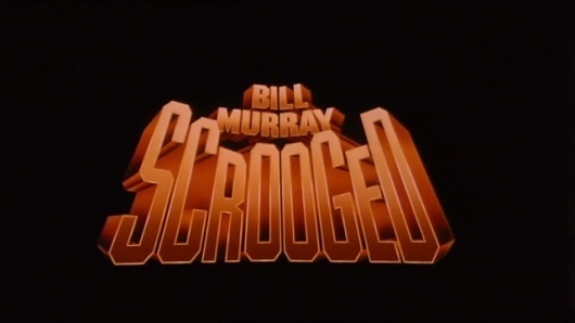 Scrooged (1988) | Richard Donner | Bill Murray Karen Allen Robert Mitchum | Movie title stills collection: updates #christmas #film #typography