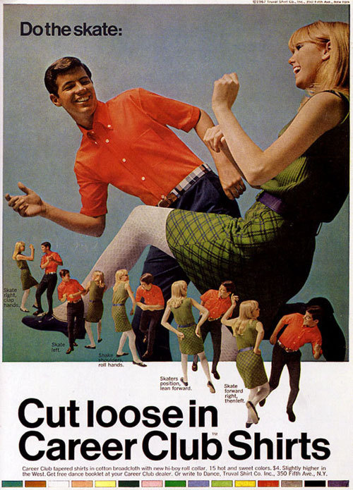 career club shirts cut loose #print #vintage #advertising