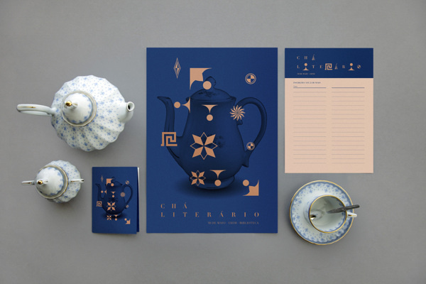 Chá Literário — Visual Identity on Behance #design