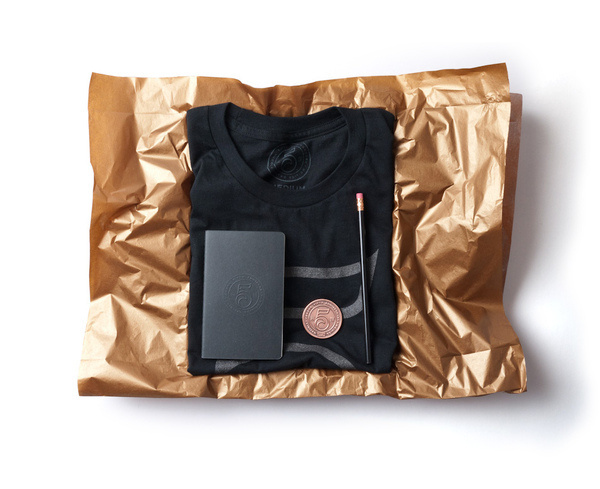 5TH ANNIVERSARY SET (LIMITED EDITION) | Ugmonk #limited #edition #apparel #branding #packaging #copper #tshirt #foil