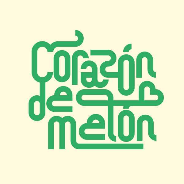 Corazón de melón Lettering Collection on Behance by Sergi Delgado #modular #lettering #delgado #design #graphic #geometric #poster #custom #type #sergi #typography