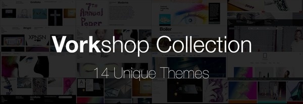Vorkshop Collection - 14 Unique Portfolio Themes for WordPress #portfolio #design #based #website #grid #photography #minimal #art #wordpress