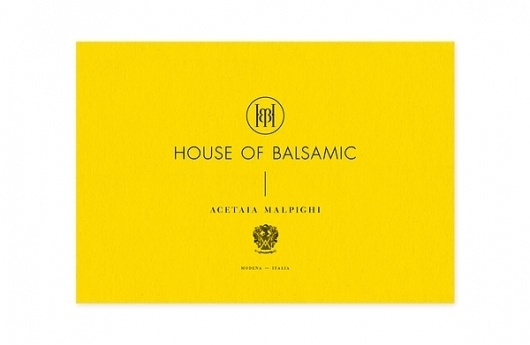 House Of Balsamic. on Branding Served #logo #card #identity #business