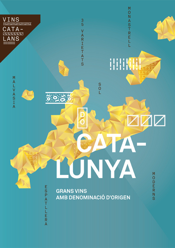 Catalan wines by toormix on Behance #poster #wine #design #branding