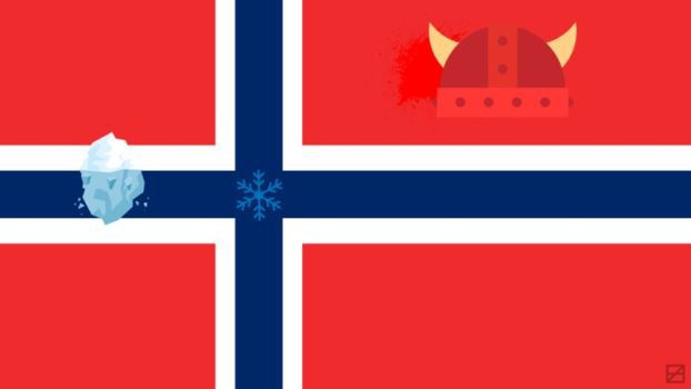 Norway flag by Frederatic