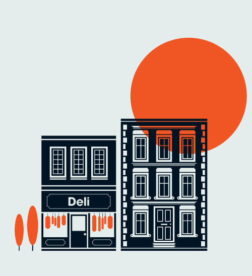 Financial Times robert samuel hanson #sun #vector #design #orange #illustration #building #art #badass