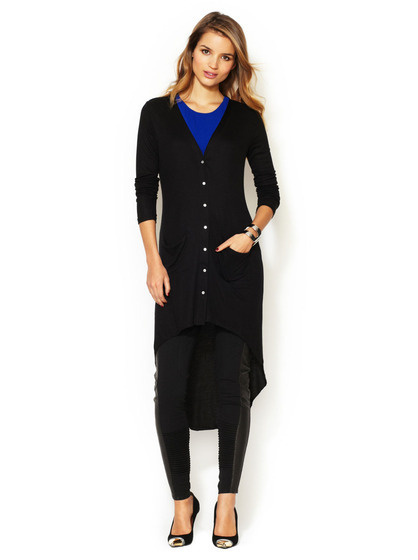 Tart Kaley High Low Shirtdress #fashion #dress #black #shirt