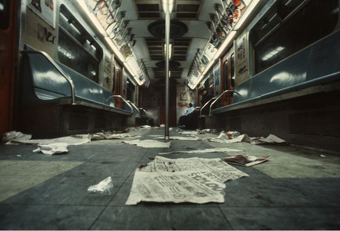 Rare Photos of NYC's Gritty Subway Conditions in 1981