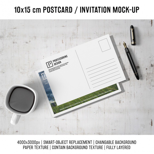 Postcard mock up design Free Psd. See more inspiration related to Mockup, Card, Design, Template, Web, Website, Mock up, Postcard, Cards, Templates, Website template, Mockups, Up, Web template, Realistic, Real, Web templates, Postcards, Mock ups, Mock and Ups on Freepik.