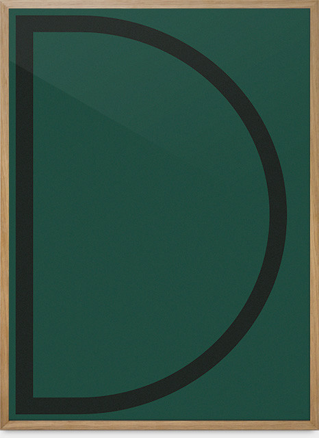ABCD Poster — D #type #poster