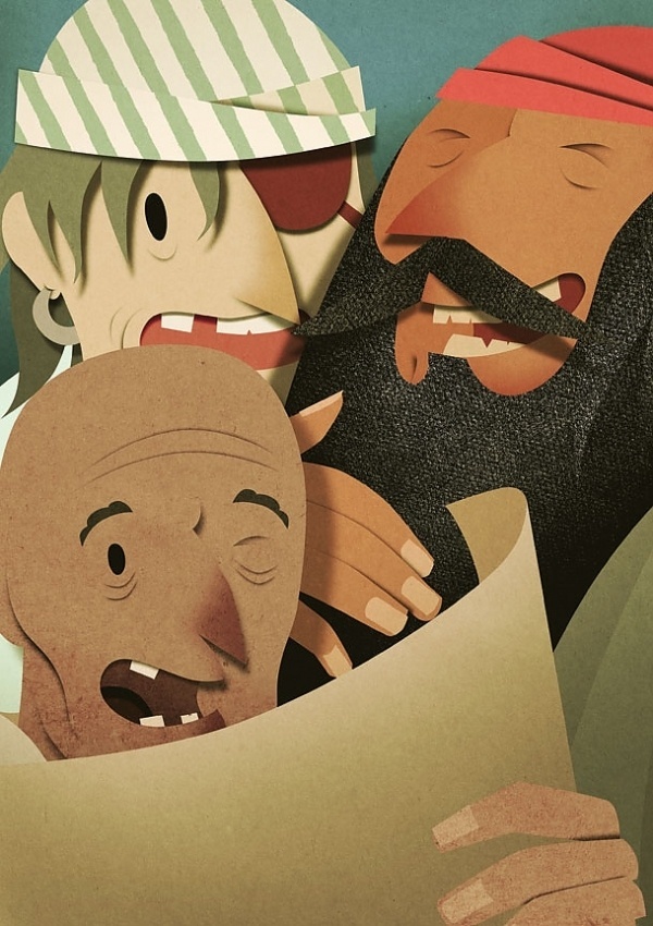 Bomboland #bomboland #island #illustration #treasure #paper #pirate