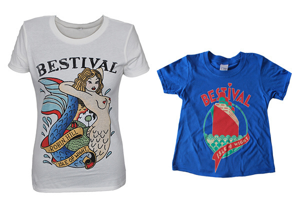 Bestival t-shirts #festival #design #shirt #illustration #typograph #shirts