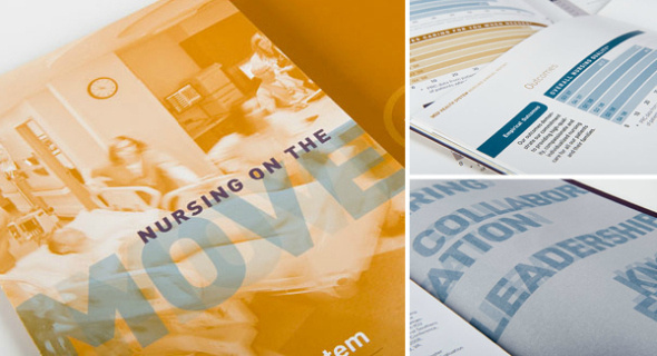 VCU School of Nursing Annual Report #brochure #design #annual #report