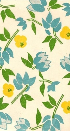 FLOWERS X FLOWERS #print #design #illustration #paper #midcentury #flowers