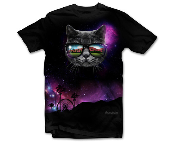 Coachella t-shirt / Edoardo Chavarin #festival #design #shirt #illustration #typograph #shirts