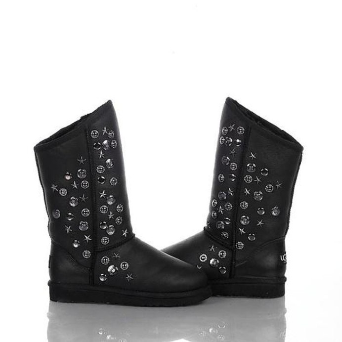 Ugg Women Jimmy Choo Short Studded 5829 Black #women #jimmy #ugg #choo