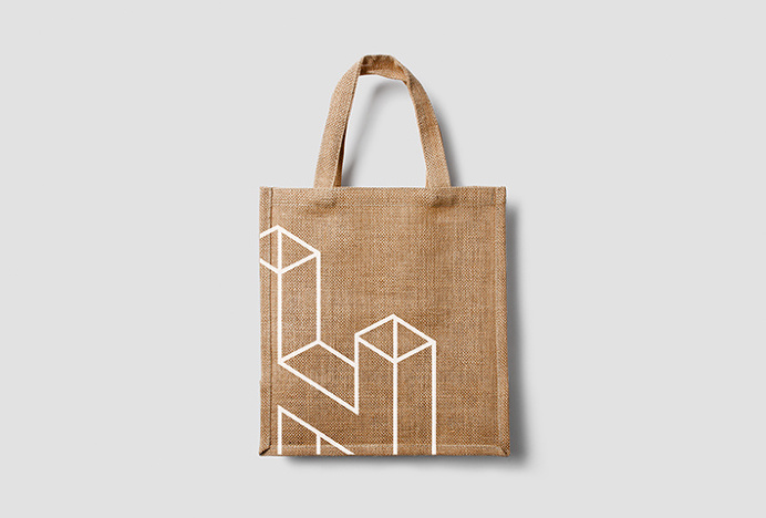 Hestia Property by Studio 361 #logo #bag #shopper #print