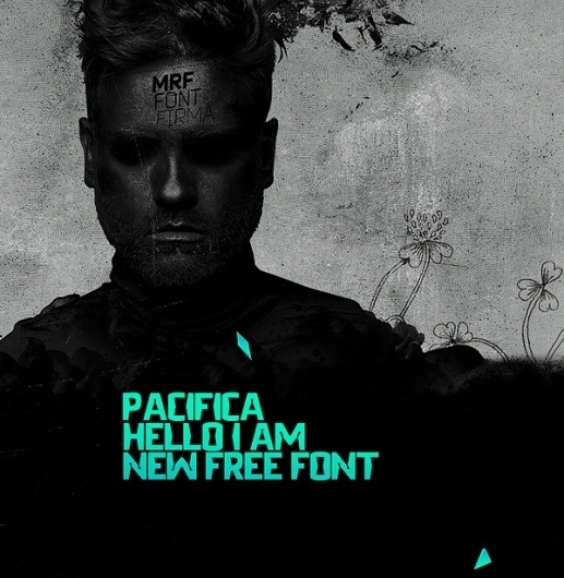 Pacifica™ FREE FONT on the Behance Network #design #illustration #type #gaphic #typography