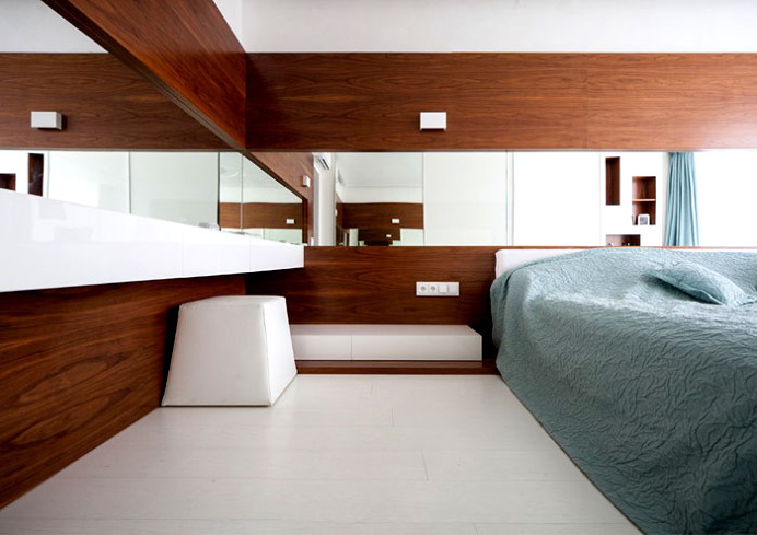 Studio Apartment for Dynamic Couple by Interioburo - bedroom, bedroom design, bed, bedroom decorating, #bedroom