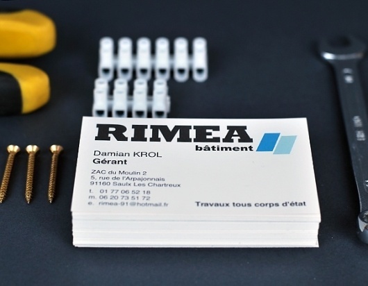 Rimea - graphicwand #business #construction #card #brand #building #identity