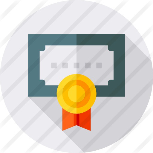 See more icon inspiration related to sports and competition, patent, degree, contract, certificate, education, diploma and interface on Flaticon.