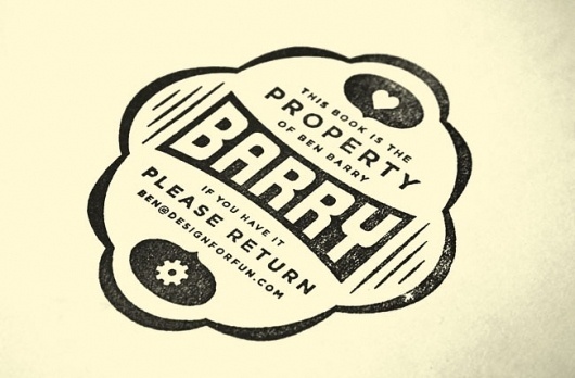 My Personal Library | The Graphic Works of Bernard Barry #logo #barry #branding