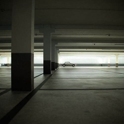 car park | Flickr - Photo Sharing! #gargage #bmw #retro #park #bmd #vray #parking #car #rendering