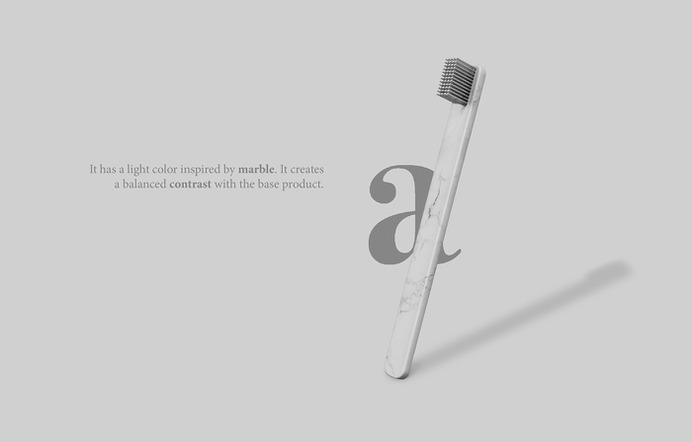 Minimal Toothbrush Alphabet Collection - light