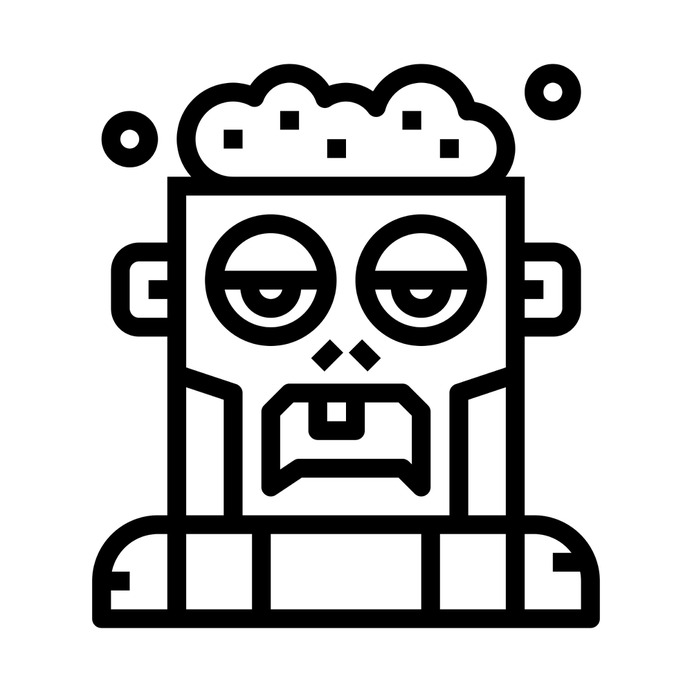 See more icon inspiration related to cultures, spooky, terror, scary, fear, zombie, horror, halloween and avatar on Flaticon.