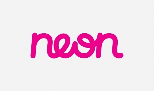 Neon | Young #pink #logo #identity #handdrawn