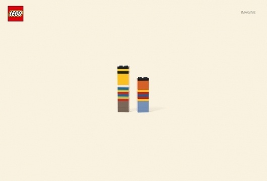 Creative Review - Imagine with Lego #design #advertising