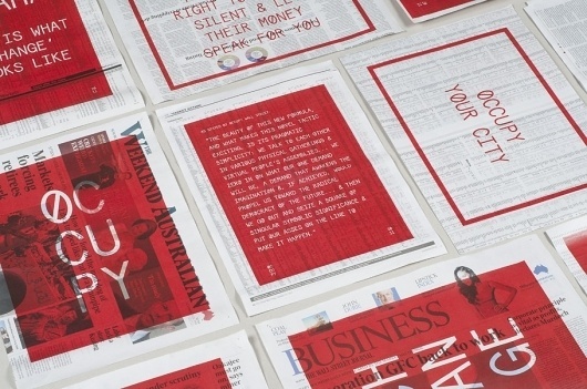 Portfolio of Luke Robertson | Occupied Mono #monospaced #specimen #ows #occupy #mono #occupydesign #typography
