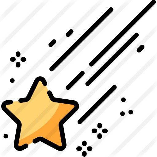 See more icon inspiration related to star, space, comet, falling star, miscellaneous, astronomy, falling, nature and sky on Flaticon.