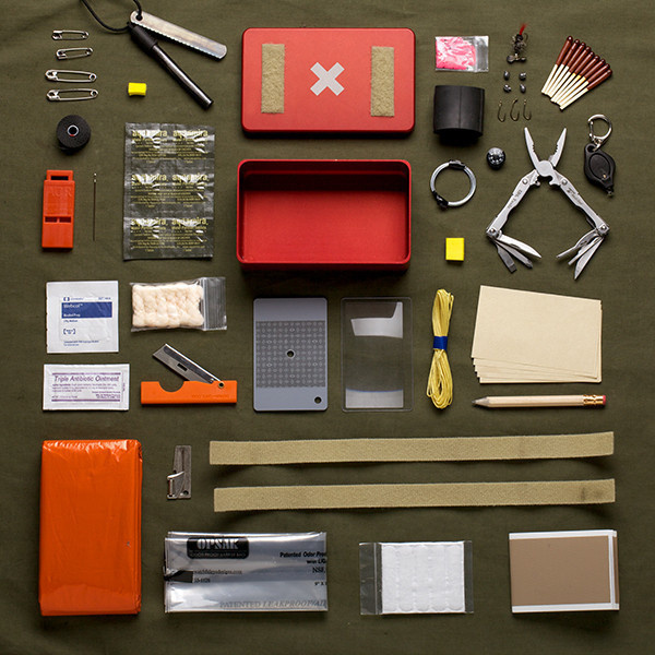 survival kit #knolling #photography #creative #inspiration #organization #examples #knoll