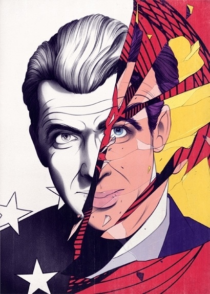 James Stewart Vertigo - Andrew Archer #illustration #art