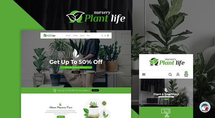 #Nursery & #Plant #Life - #Prestashop #Responsive #Theme | #TemplateTrip #eCommerce #Website #Design #Template