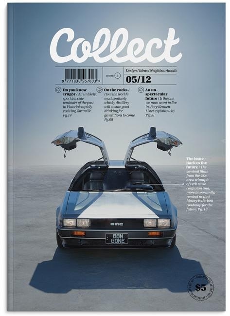 Collect (Australia) Coverjunkie.com #delorean #collect